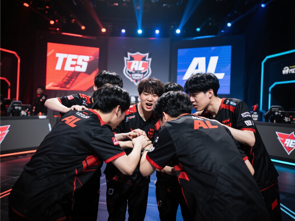 AL战胜TES赛后返图:携手并肩,再创荣耀巅峰 在赛场上,每一场胜利背后都是团队的不懈努