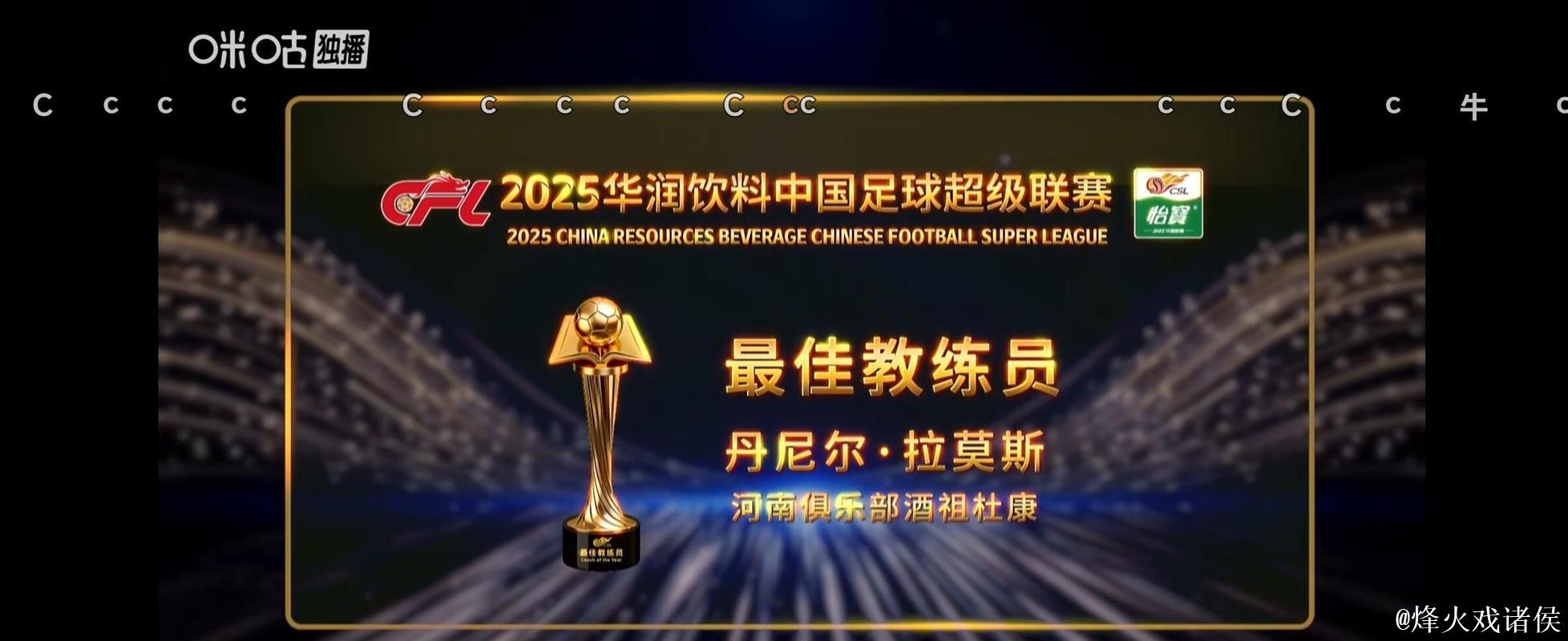 中超金靴、国安外援法比奥：非常荣幸和幸福，这份奖项是集体荣誉